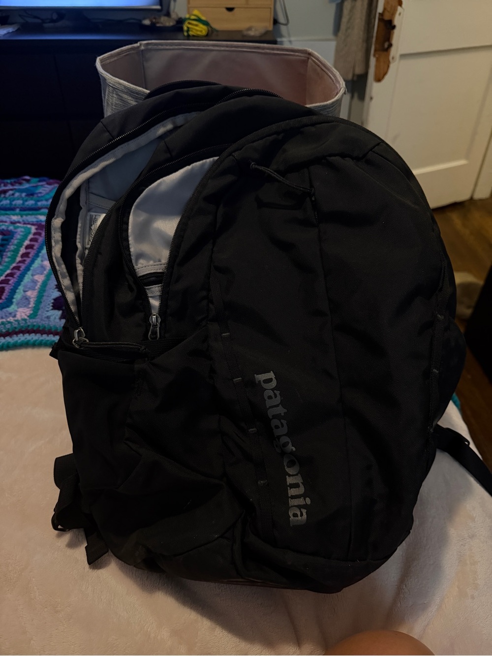 Vintage Patagonia Black Everyday Backpack